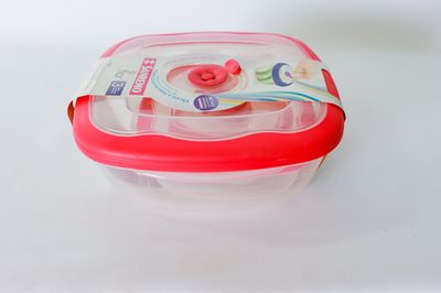Sanremo Recipiente Cuadrado Roxo 3Piece 1Set Tupperware