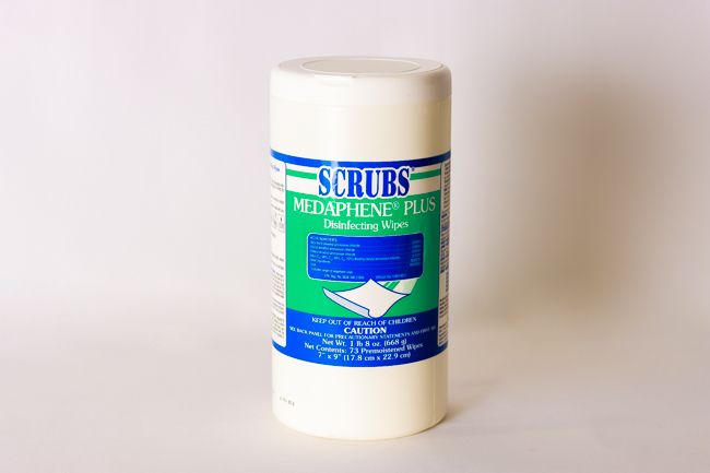 Scrubs Medaphene Plus Disinfecting Wipes 73ct