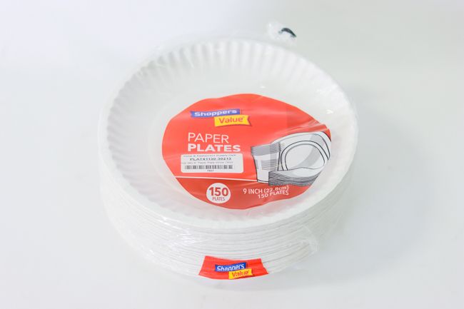 Shop Valu 9&quot; Paper Plate White 150ct