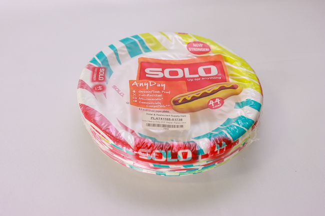 SOLO HEAVY DUTY 8.5" PLATES 12X44CT