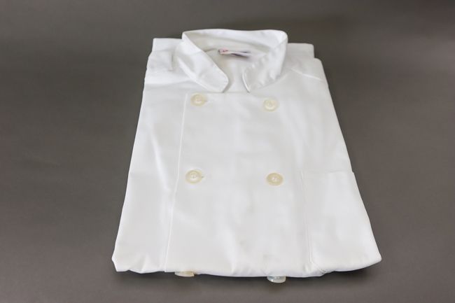 South Bch Chef Coat White Large