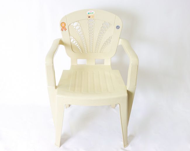Swaga High Back Chair With Arms Cream
