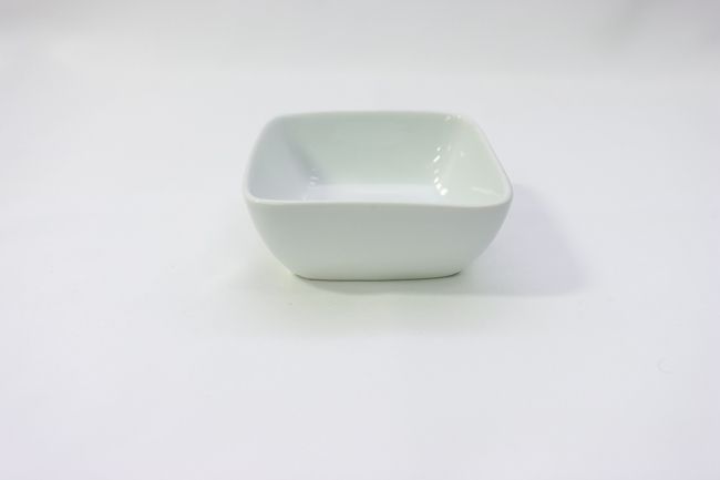 Syracuse 13 1/2 oz Square Bowl Reflections Aluma White