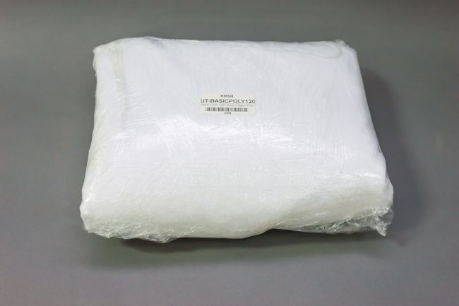 Table Cloth 120" Round Basic Poly White