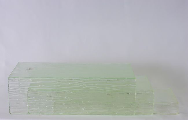 TableCraft 3 Pc Riser Set Acrylic