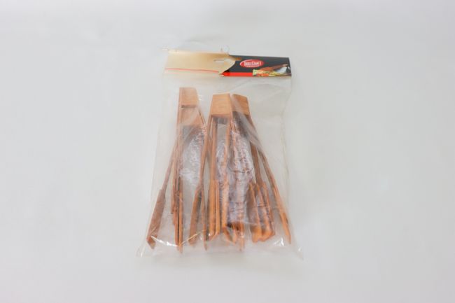Tablecraft 6&quot; Bamboo Paddle Tong 12/Pk