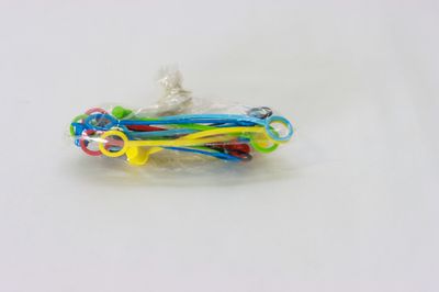 Tablecraft Sani-Cap Tethered Cover For Squeeze Bottles Ass. Color 12/Pk