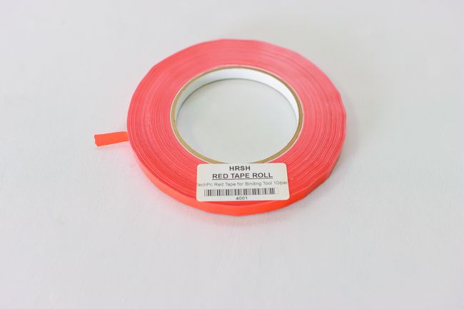TechPc Red Tape for Binding Tool 10/pack