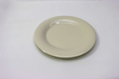 TG 10 1/2&quot; Wide Rim Plate Ivory