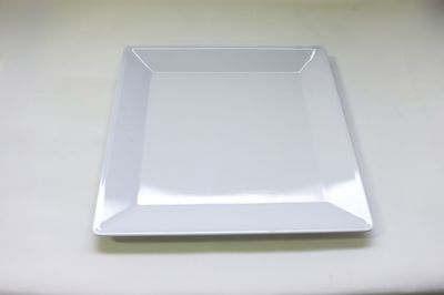 TG 10 3/4&quot;x13 3/4&quot; Square Plate White