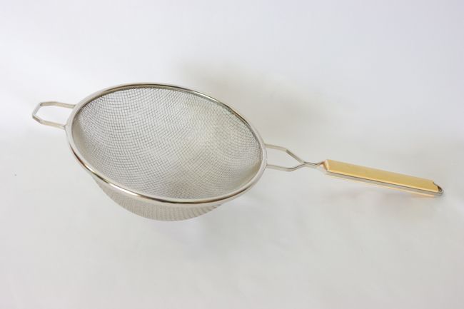 TG 10&quot; Wood Han Strainer Fine