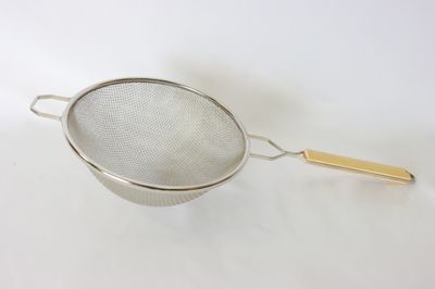 TG 10&quot; Wood Han Strainer Fine