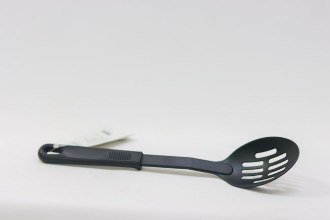 TG 11 1/2" Nylon Spoon Black Heat Resistant