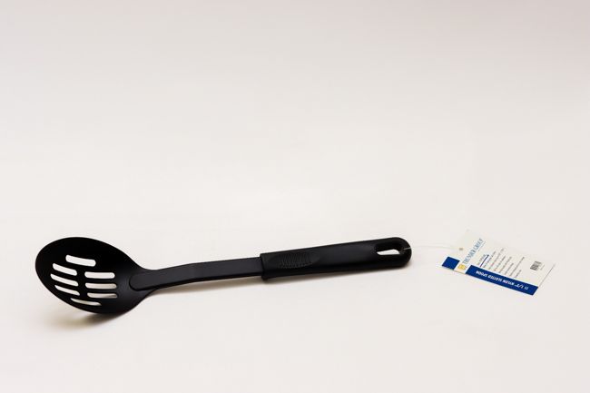 TG 11 1/2&quot; Nylon Spoon Black Heat Resistant