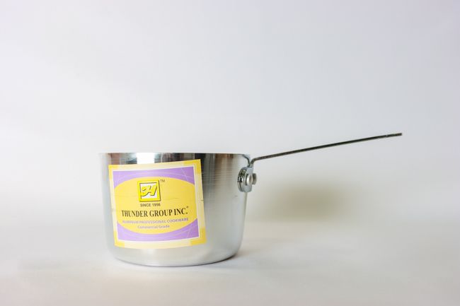 TG 1 1/2 qt Aluminum Sauce Pan Mirror Finish