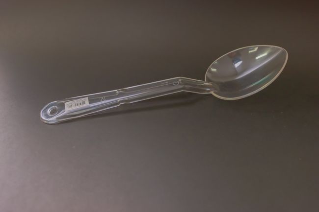 TG 11&quot; Serving Spoon Poly Clear