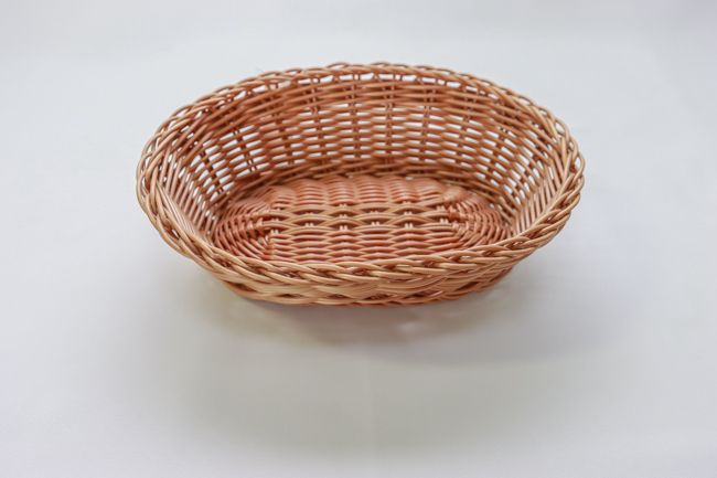 TG 11&quot;x7&quot;x 3 1/2&quot; Woven Basket Oval