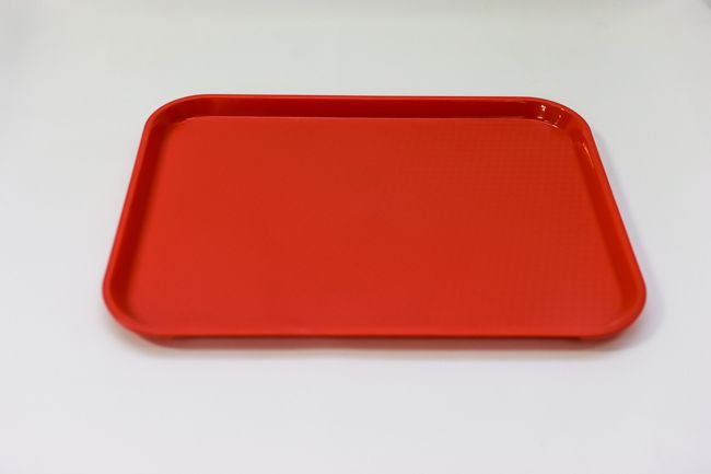 TG  12&quot;x16 1/4&quot; Orange Fast Food Tray Rect