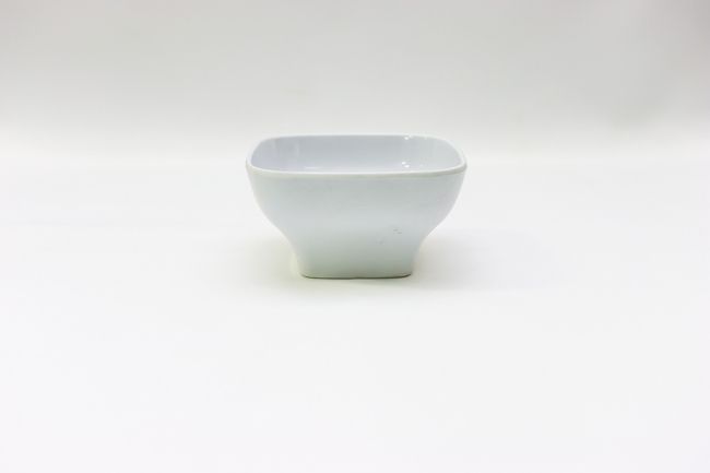 TG 14 oz Round Sq Bowl 2 1/2" Deep Passion White