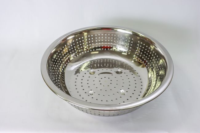 TG 15&quot; Colander 4.5MM Holes SS