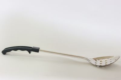 TG 15&quot; Perforated Basting Spoon Plastic Handle