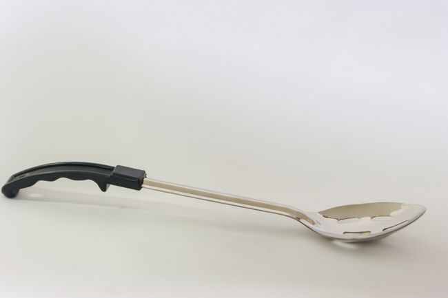 TG 15&quot; Slotted Basting Spoon Plastic Handle