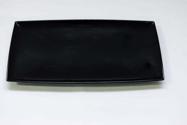 TG 16 1/8&quot;x8&quot; Tray, 1 1/8&quot; Deep Black