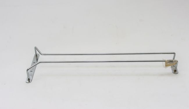 TG 16&quot; Wire Glass Hanger Chrome