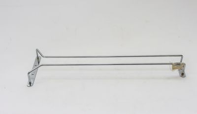 TG 16&quot; Wire Glass Hanger Chrome