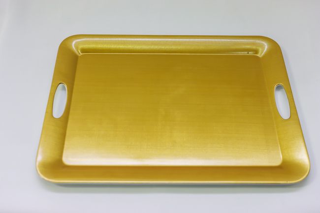 TG 19 1/2&quot;x14 1/2&quot; Rectangular Tray Gold