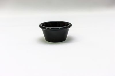 TG 2 1/2 oZ 2 7/8&quot; Black Smooth Ramekin