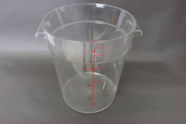 TG 22Qt Round Storage Cont. Clear