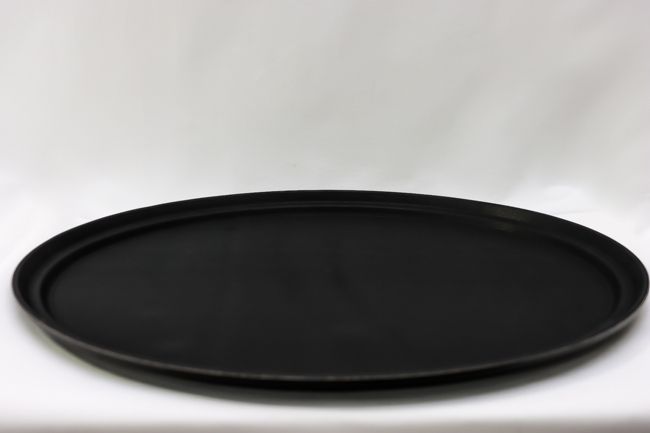 TG 22&quot;x27&quot; Oval Tray Black