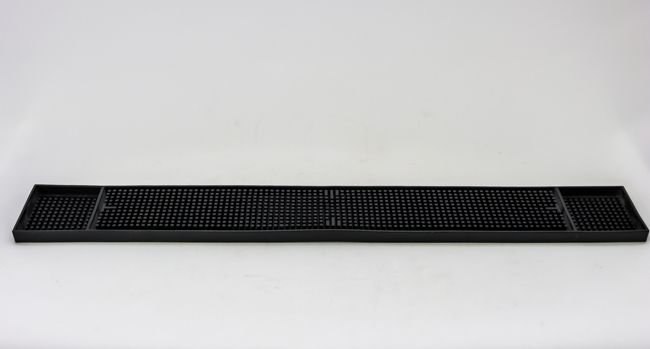 TG 27&quot;x3 1/4&quot; Bar Mat Black