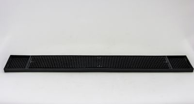 TG 27&quot;x3 1/4&quot; Bar Mat Black