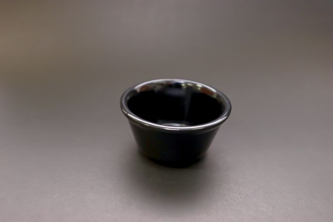 TG 4 oz 3 3/8&quot; Smooth Ramekin Black