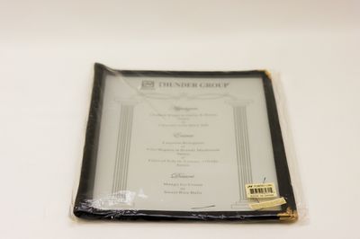 TG 4 Page Book Fold Menu Cover