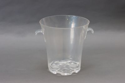 TG 4 Qt Ice Bucket 8&quot; 8 1/2&quot;Polycarb Clear