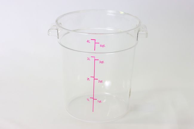 TG 4 qt Round Storage Cont PC Clear