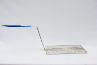 TG 5 3/4&quot;x14 1/2&quot; Fry Basket Press Blue Han