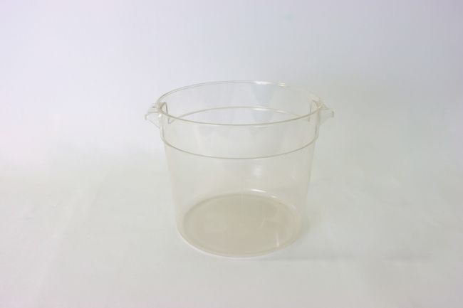 TG 6 qt Round Storage Cont PC Clear