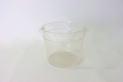 TG 6 qt Round Storage Cont PC Clear