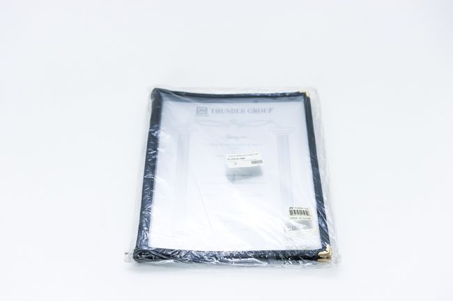 TG 8 1/2&quot;x11&quot; 6 Page Fold Menu Black