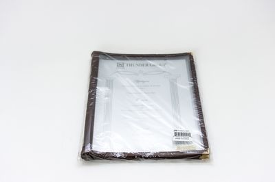 TG 8 1/2&quot;x11&quot; 6 Page Fold Menu Brown