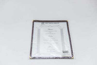TG 8 1/2&quot;x11&quot; Single Menu Cover Brown