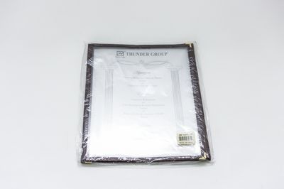 TG 8 1/2&quot;x11&quot;Trinple Fold Menu Cover Brown