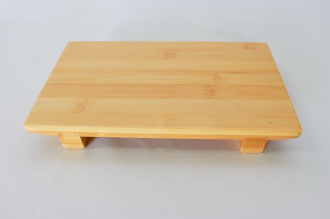 TG 8 1/2&quot;x4 3/4&quot; Bamboo Sushi Plate SM