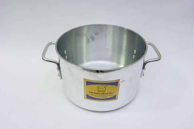 TG 8 qt Aluminum Sauce Pot Mirror Finish
