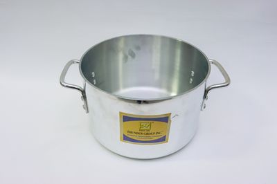 TG 8 qt Aluminum Sauce Pot Mirror Finish