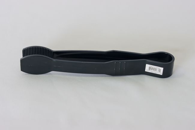 TG 9&quot; Flat Grip Tong Poly Black